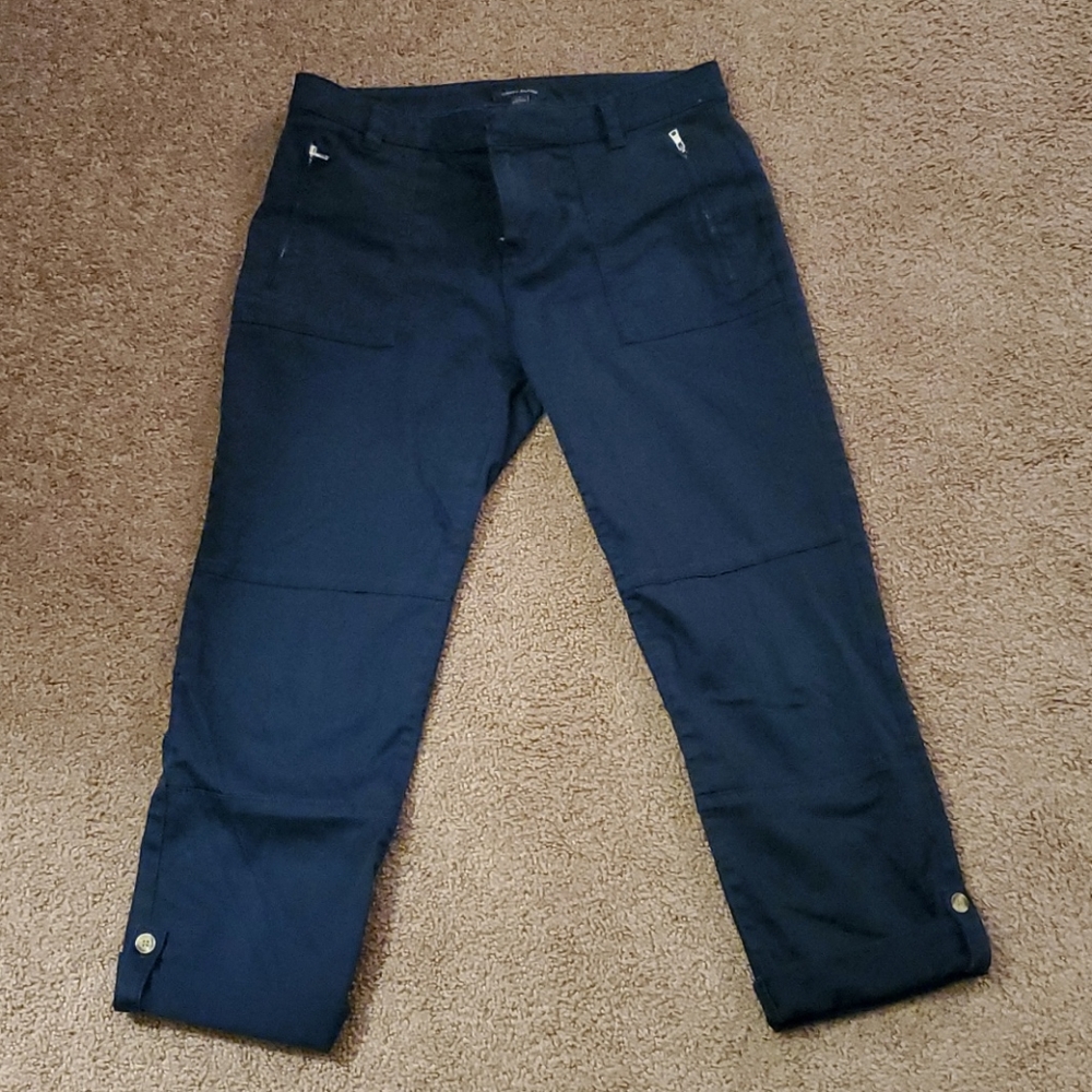 Tommy Hilfiger Navy Crop pants Size 8